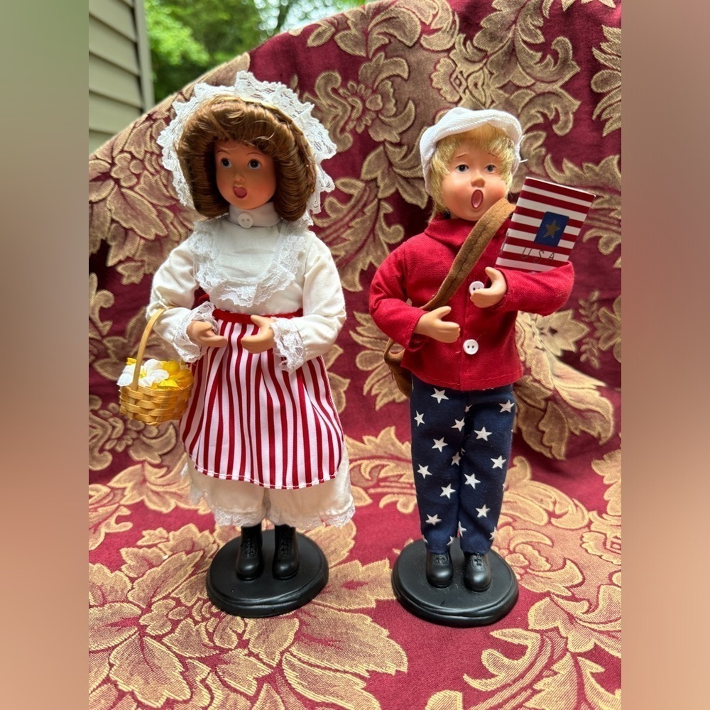Set of 2 Patriotic Dolls